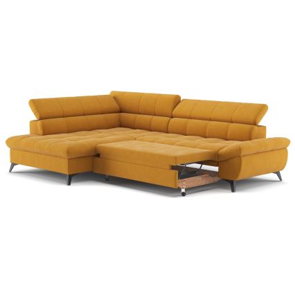 Eck-Schlafsofa MARANO links, orange