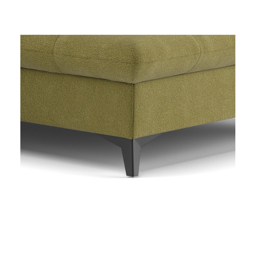 Eck-Schlafsofa MARANO, L-Form, rechts, olivgrün