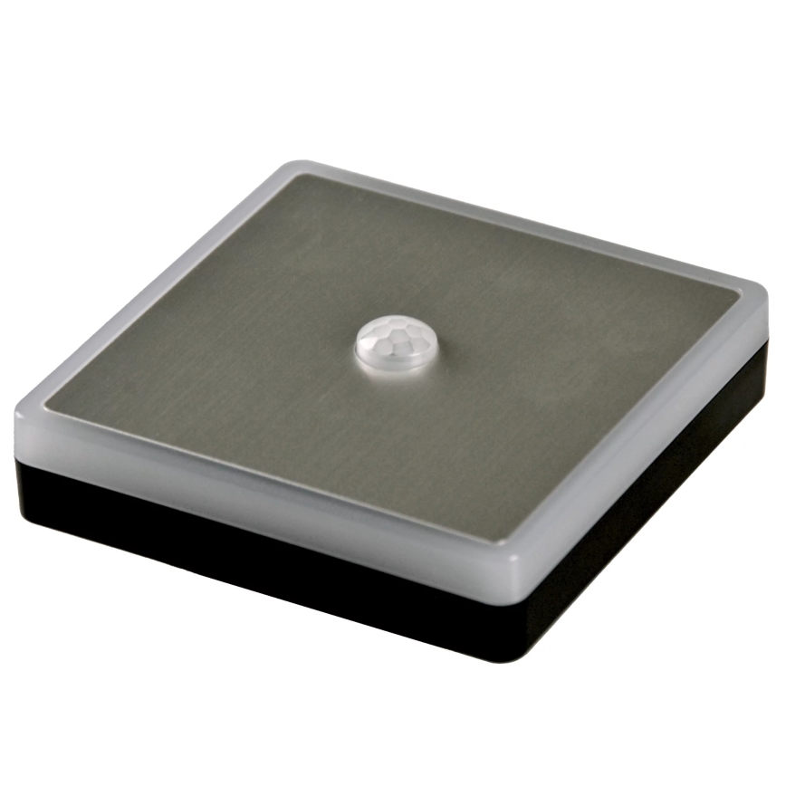 Éclairage de meubles avec un détecteur LED/1,5W/4,5V 3xAA chrome mat