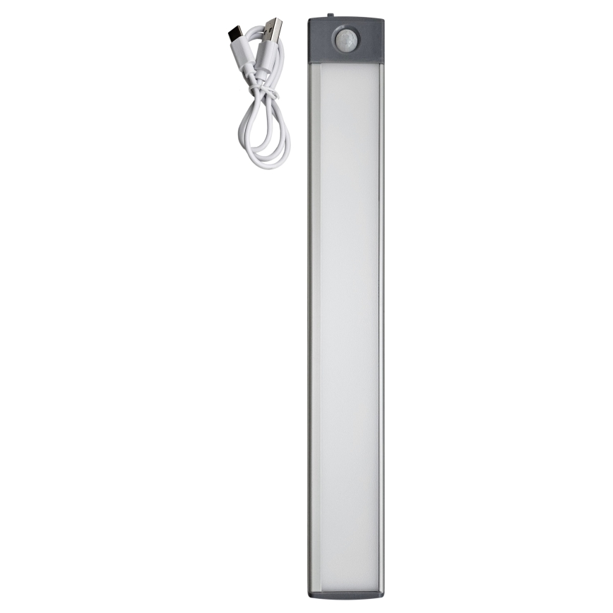Éclairage de meubles rechargeable avec détecteur LED/2,5W/5V USB 800 mAh 4200K 32,5 cm
