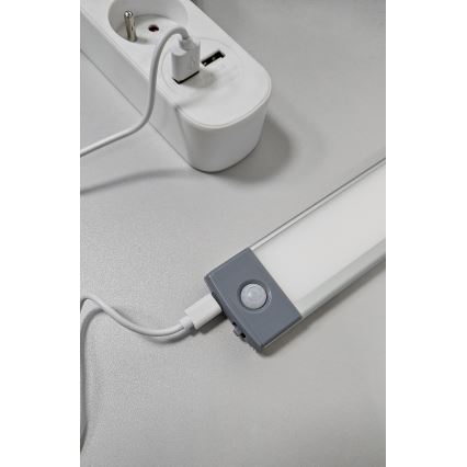 Éclairage de meubles rechargeable avec détecteur LED/3,5W/5V USB 800 mAh 4200K 46 cm