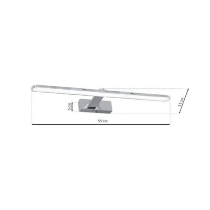 Eclairage de miroir LED salle de bain SPLASH LED/12W/230V IP44