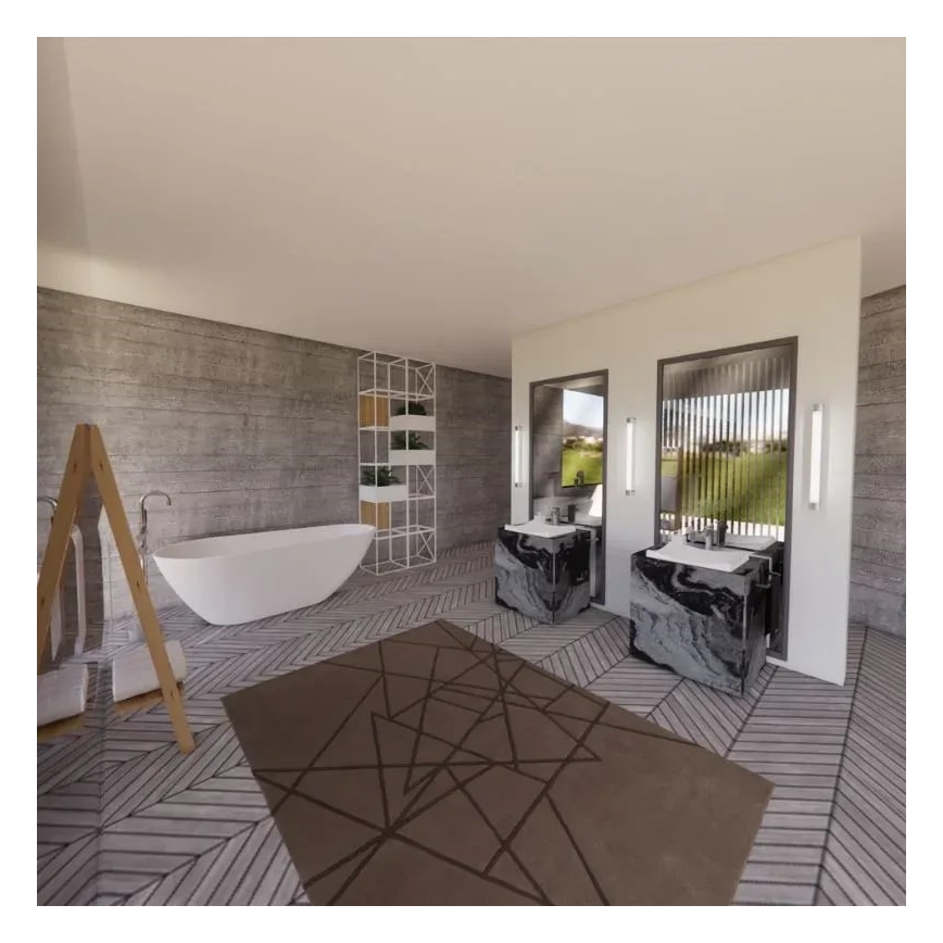 Éclairage de miroir salle de bain LED/15W/230V 4000K IP44