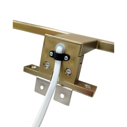 Éclairage de miroir salle de bain LED/8W/230V 4000K 50 cm IP44 or mat