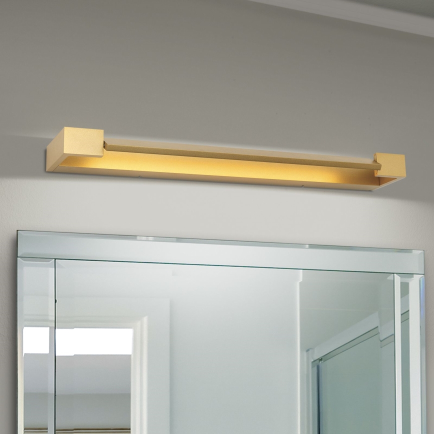 Éclairage de miroir salle de bain MARILYN LED/18W/230V 60 cm IP44 doré