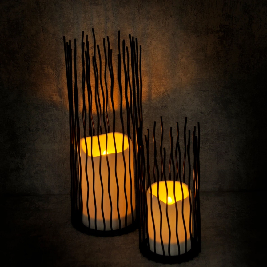 Éclairage extérieur décoratif NYBORG LED/2xAA 35 cm IP44 blanc chaud