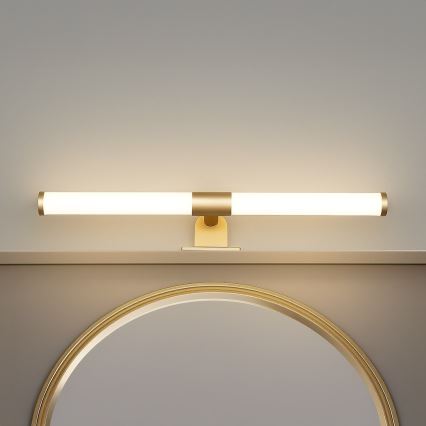 Éclairage LED 2-en-1 pour miroir de salle de bains APA LED/6W/230V 40 cm IP44 doré