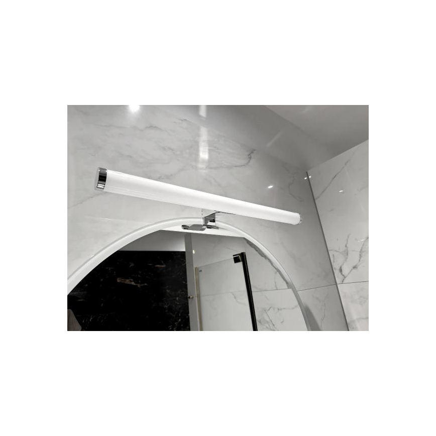 Éclairage LED pour miroir de salle de bains 12W/230V 59,5 cm IP44 chrome brillant