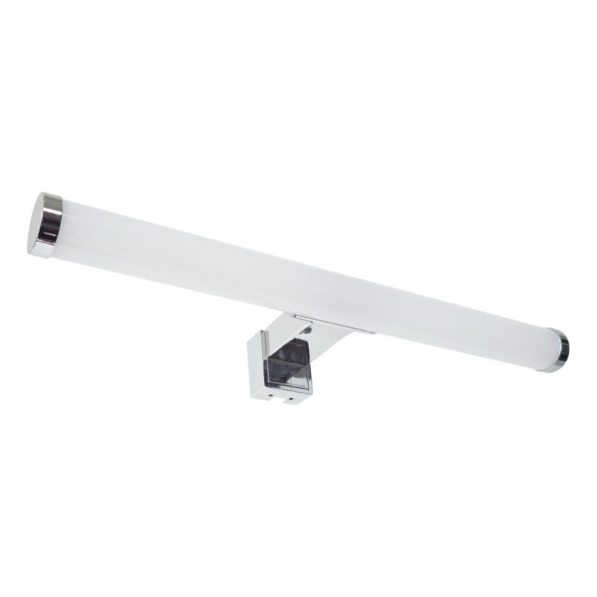 Éclairage LED pour miroir de salle de bains – 8 W, 230 V, 30 cm, IP44, chrome brillant