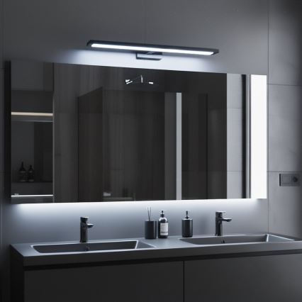 Éclairage LED pour miroir de salle de bains KLIMT LED/12W/230V 3000/4000/6000K 60 cm IP44 noir