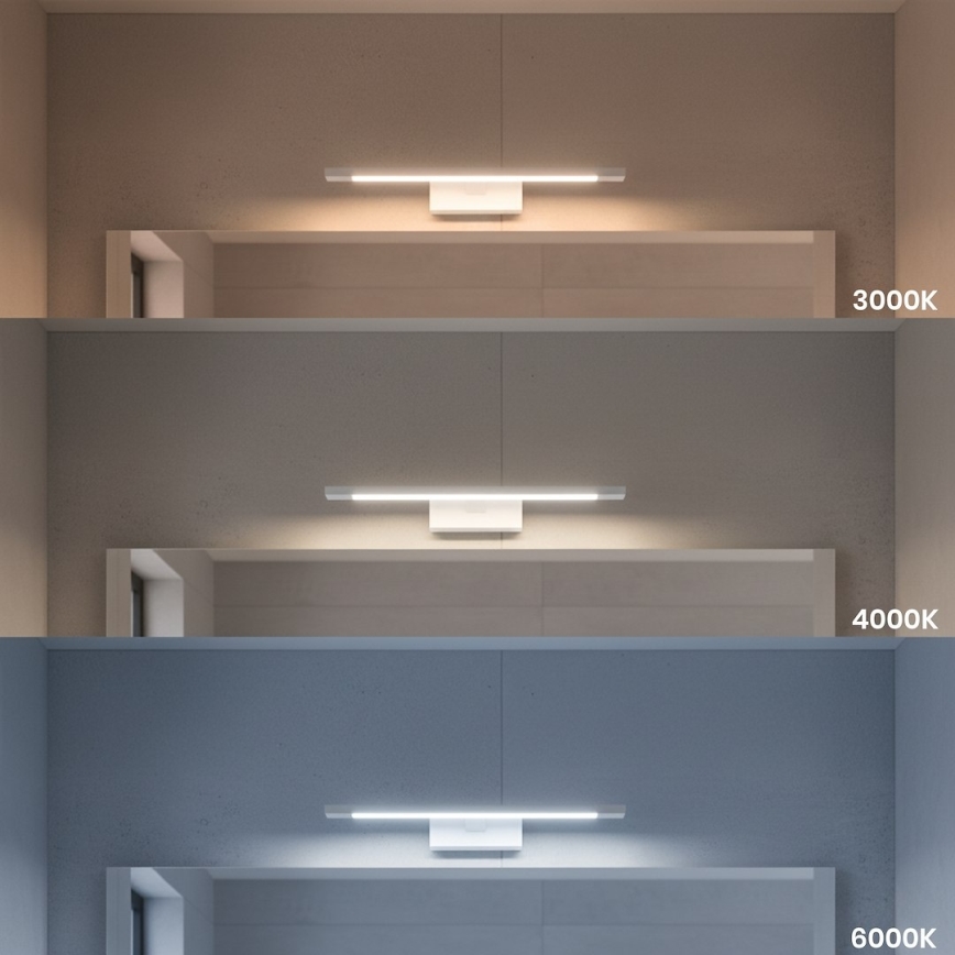 LED Éclairage pour miroir de salle de bains KLIMT LED/8W/230V 3000/4000/6000K 40 cm IP44 blanc