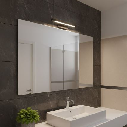 Éclairage LED pour miroir de salle de bains KLIMT LED/8W/230V 3000/4000/6000K 40 cm IP44 noir