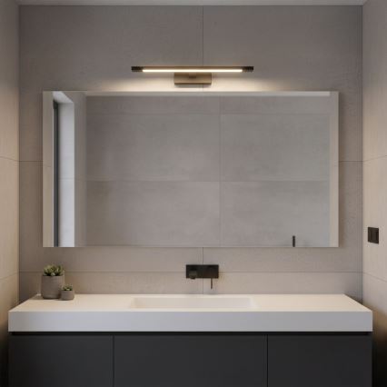 Éclairage LED pour miroir de salle de bains KLIMT LED/8W/230V 3000/4000/6000K 40 cm IP44 noir
