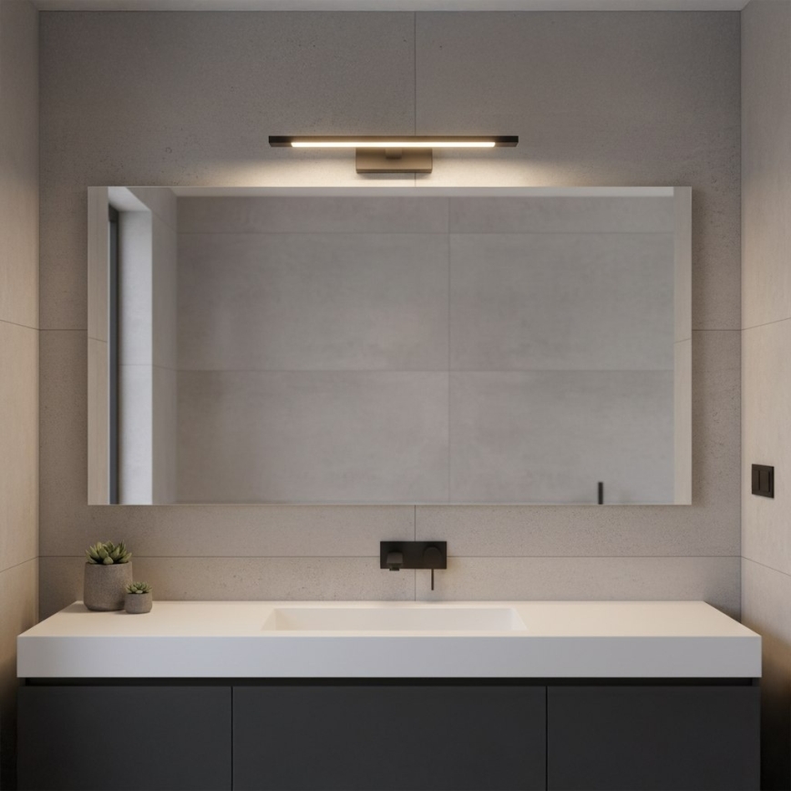 Éclairage LED pour miroir de salle de bains KLIMT LED/8W/230V 3000/4000/6000K 40 cm IP44 noir