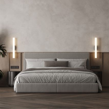 Éclairage LED pour miroir de salle de bains LINEA, 12W/230V, 3000/4000/6000K, IP44, 61 cm, doré