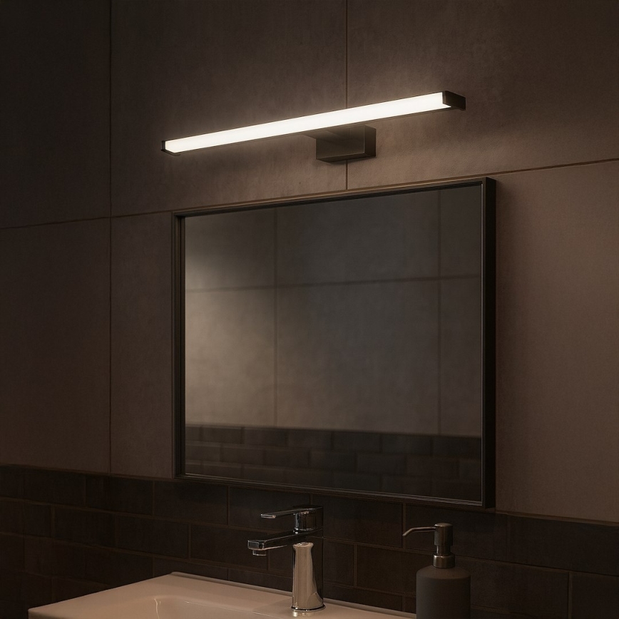 Éclairage LED pour miroir de salle de bains MIRORE LED/10W/230V 60 cm IP44 noir