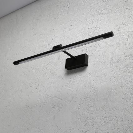 Éclairage LED pour miroir de salle de bains MIRROR LED/8W/230V 4000K IP44 60 cm noir