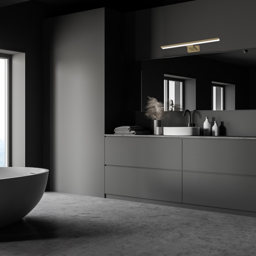 Éclairage LED pour miroir de salle de bains SHINE LED/13,8W/230V 60 cm IP44 laiton