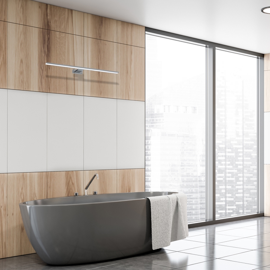 Éclairage LED pour miroir de salle de bains SHINE LED/15W/230V 80 cm IP44 chrome brillant