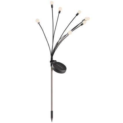 Éclairage solaire FIORINI 8xLED/1,2V 600 mAh IP44 noir