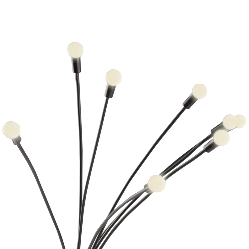 Éclairage solaire FIORINI 8xLED/1,2V 600 mAh IP44 noir