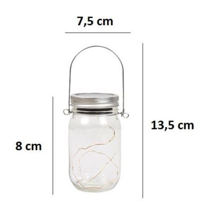 Éclairage solaire JAR LED/1,2V 600 mAh IP44