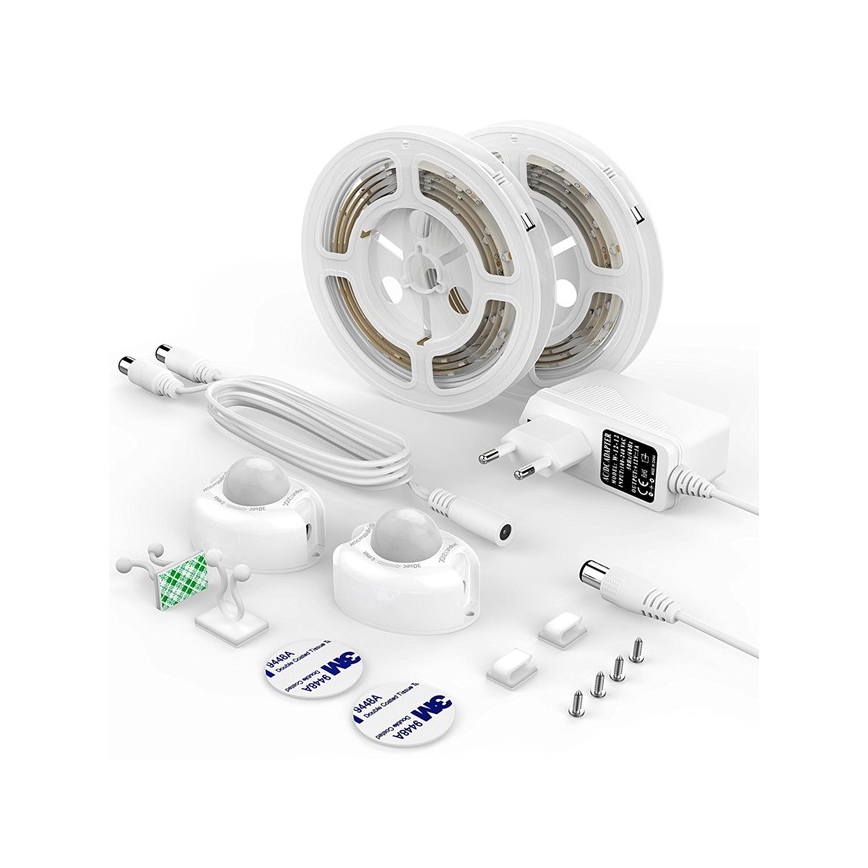 SET 2x Striscia LED con sensore 1,2 m LED/3,6W/230V