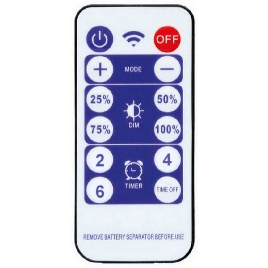 Ruban solaire LED 3,7V 2400mAh 5m IP65