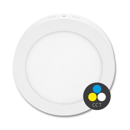 Plafonnier LADA LED/12W/230V 3000/4000/6000K d. 17 cm blanc