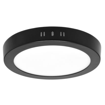 Plafoniera LED LADA LED/12W/230V 3000/4000/6000K diam. 17 cm nero