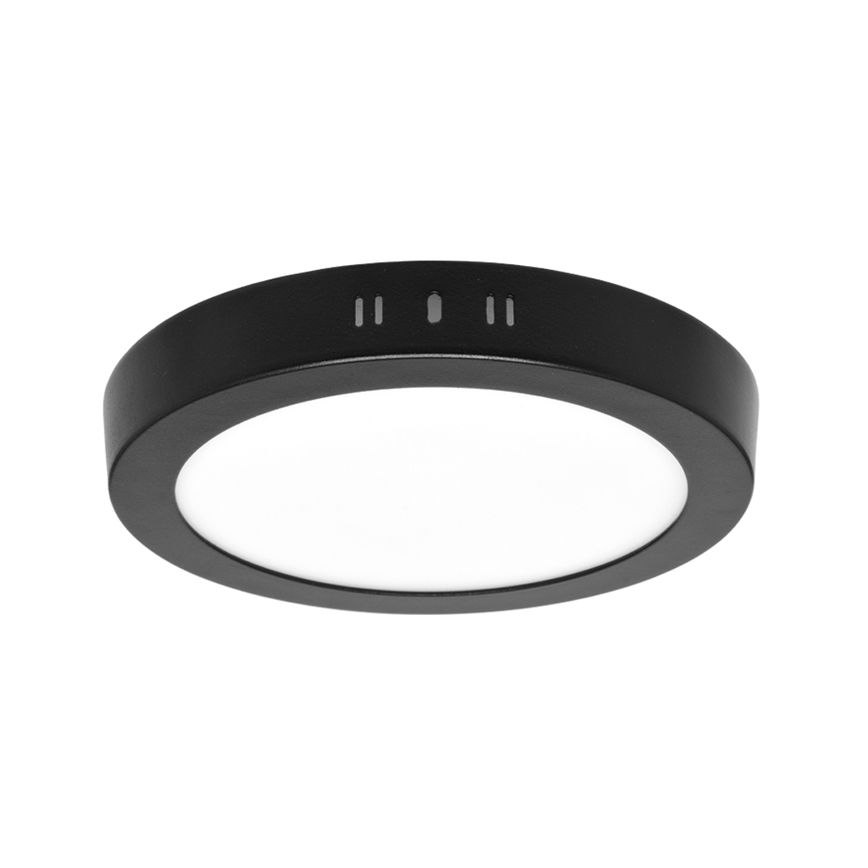 Plafoniera LED LADA LED/12W/230V 3000/4000/6000K diam. 17 cm nero
