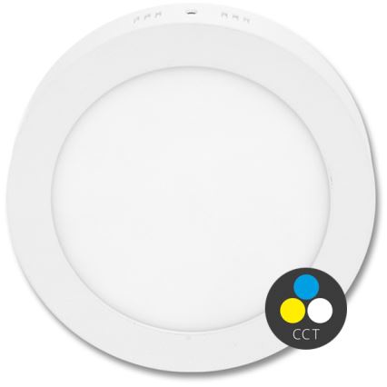 Plafonnier LADA LED/25W/230V 3000/4000/6000K d. 30 cm blanc