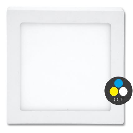 Plafonnier RAFA LED/25W/230V 3000/4000/6000K 30x30 cm blanc