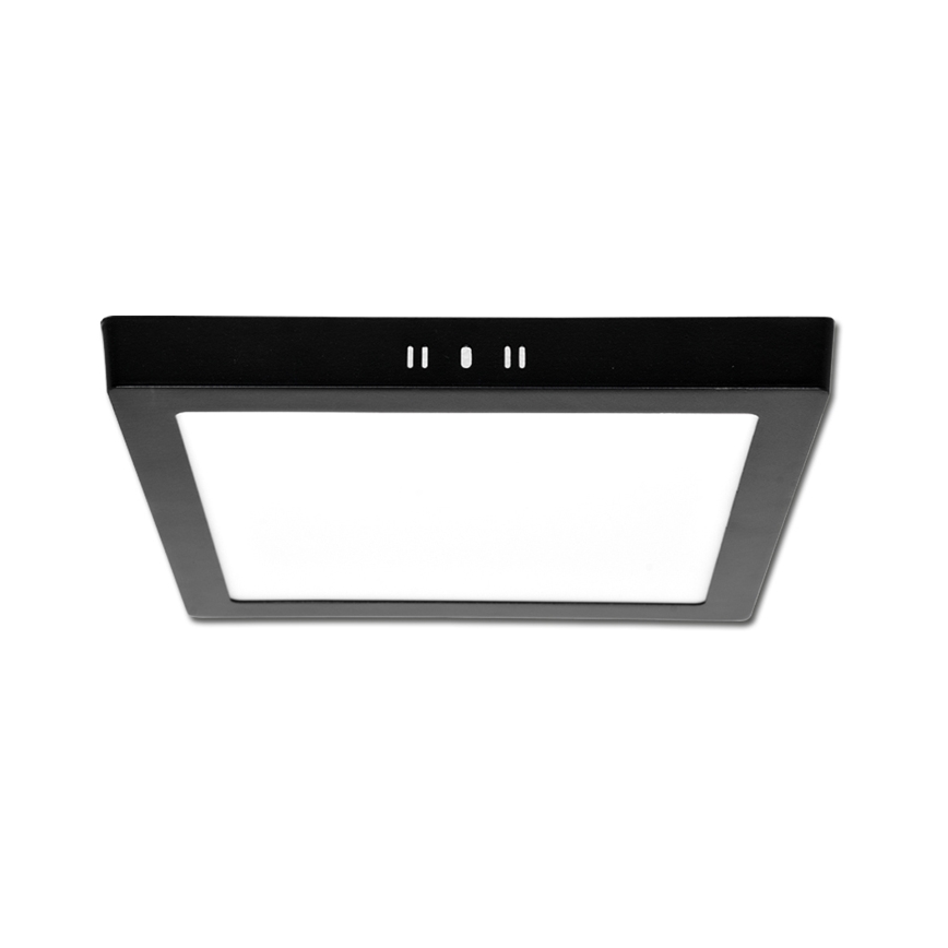 LED-Deckenleuchte RAFA LED/25W/230V 3000/4000/6000K 30x30 cm Schwarz