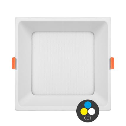 Lampada LED da incasso per bagni TONY LED/24W/230V 3000/4000/6500K 17x17 cm IP44 bianco