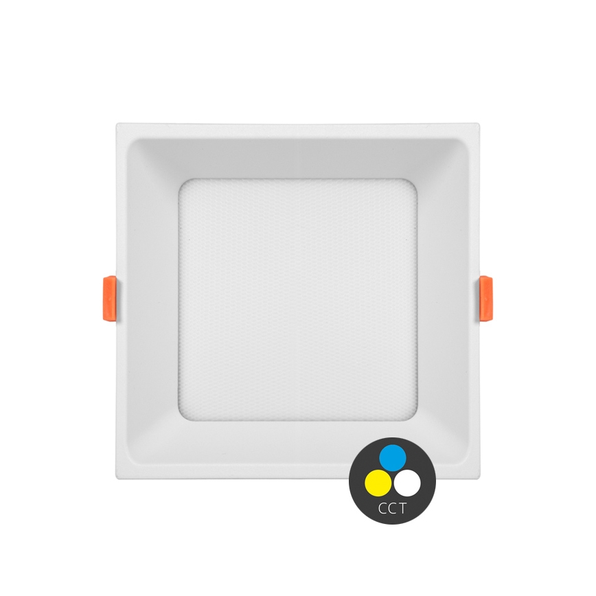 Lampada LED da incasso per bagni TONY LED/24W/230V 3000/4000/6500K 17x17 cm IP44 bianco