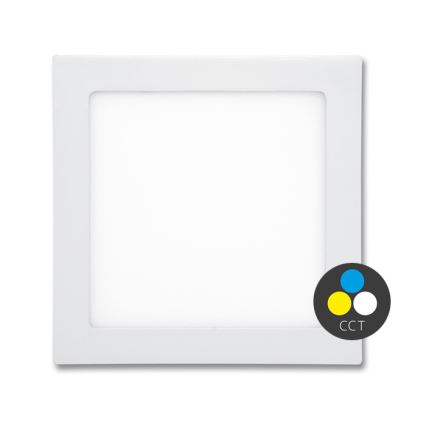 Lampada LED da incasso per bagni RAFA LED/12W/230V 3000/4000/6000K 17x17 cm IP44 bianco