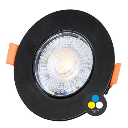 Spot encastrable à intensité variable ZITA LED/3/5/7W/230V 3000/4000/6000K d. 9 cm noir