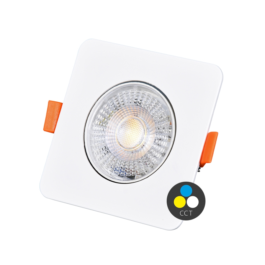 Dimmbare LED-Einbauleuchte KENT LED/3/5/7W/230V 3000/4000/6000K 9x9 cm weiß