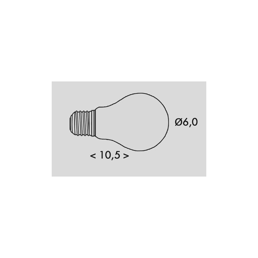 LED-Glühbirne RETRO A60 E27/4W/230V 3000K 840lm