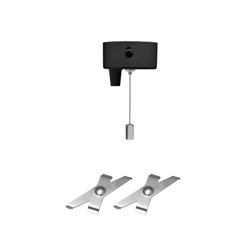 Plafoniera LED DONAR LED/28W/230V 4000K 120 cm nero