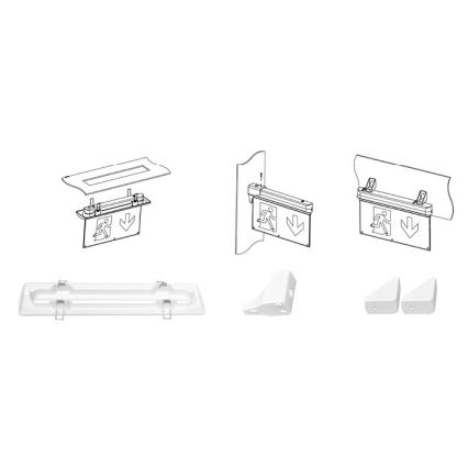 Bloc de secours ALPHA LED/2,7W/230V 6000K 800 mAh