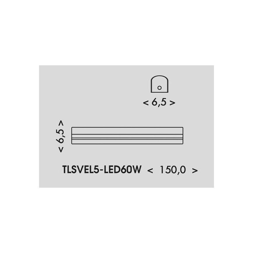 Lampe fluorescente VELO LED/36/48/60W/230V 3000/4000/6000K 150 cm blanc