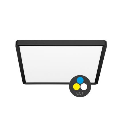Plafoniera LED TERY LED/24W/230V 3000/4000/6000K 30x30 cm IP40 nero