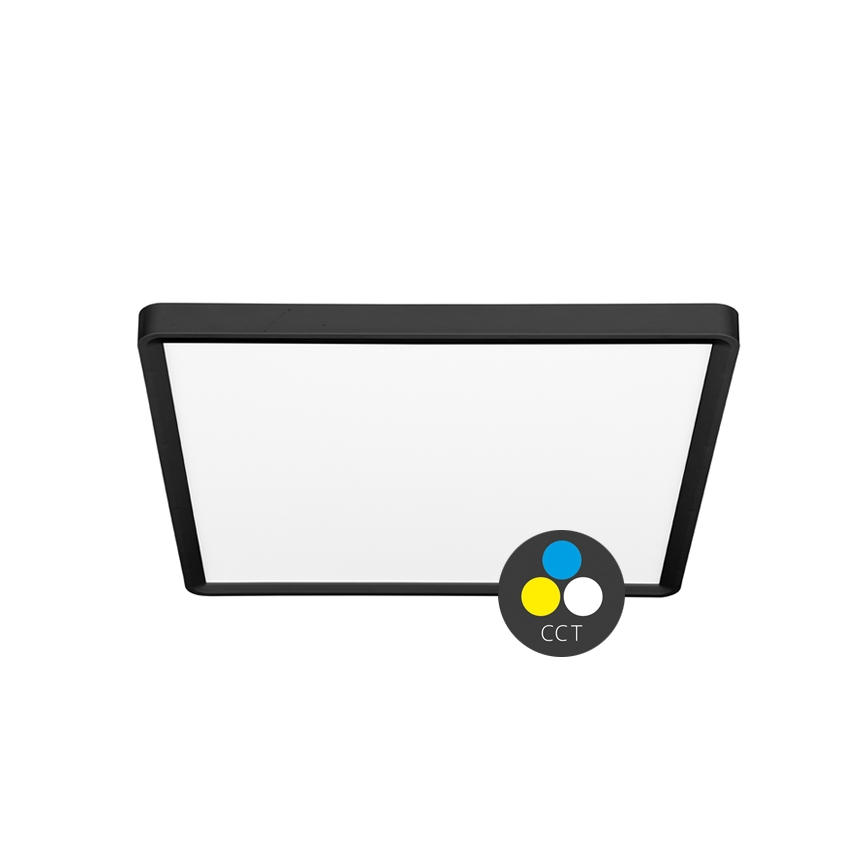 Plafoniera LED TERY LED/32W/230V 3000/4000/6000K 40x40 cm IP40 nero