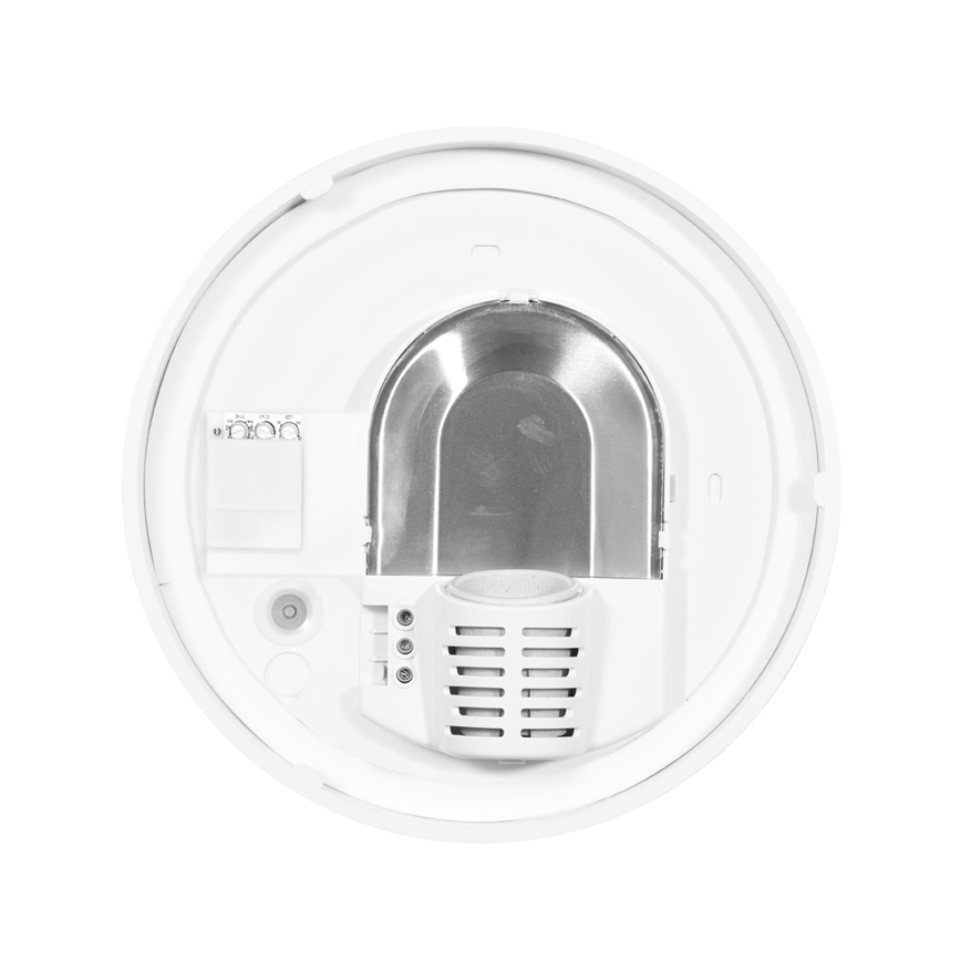 Outdoor-Deckenleuchte mit Sensor HECTOR 1xE27/60W/230V d 25 cm IP44 opal weiß