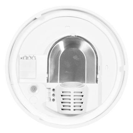 Plafonnier extérieur avec détecteur HECTOR 1xE27/60W/230V d. 25 cm IP44 opale blanc