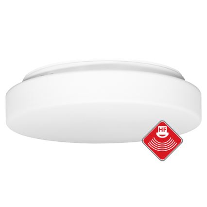 Outdoor-Deckenleuchte mit Sensor HECTOR 2xE27/60W/230V d 40 cm IP44 opal weiß