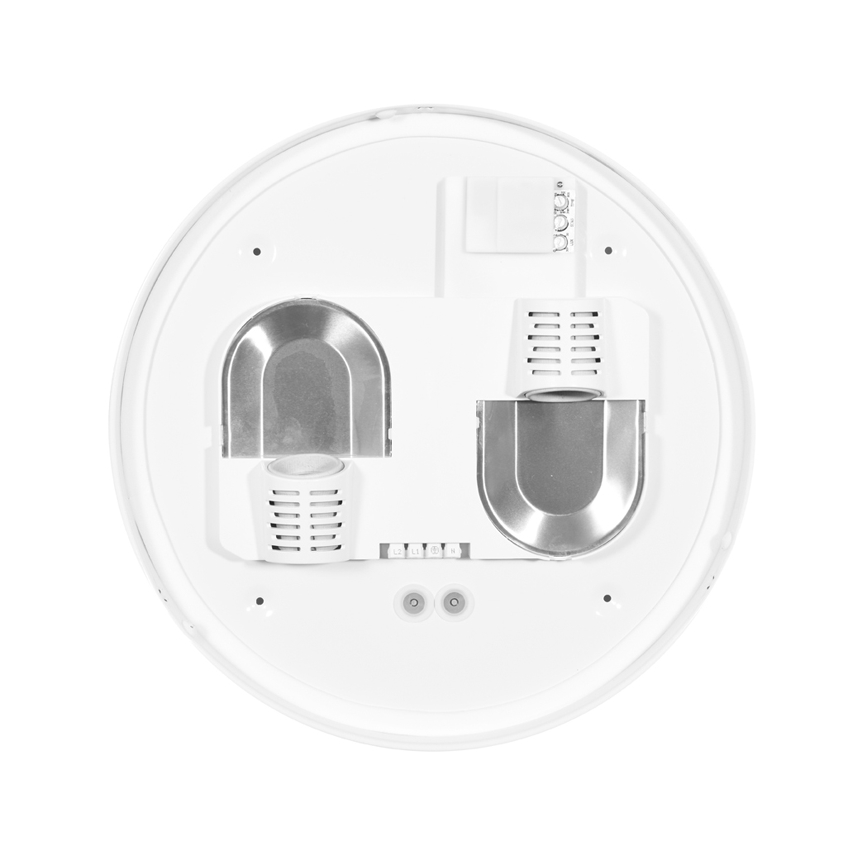 Plafonnier extérieur avec détecteur HECTOR 2xE27/60W/230V d. 40 cm IP44 opale blanc