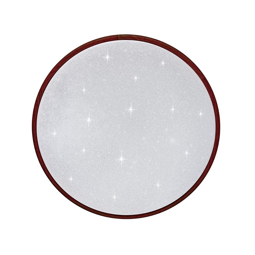 Plafoniera LED dimmerabile LENA LED/24W/230V 3000-6500K quercia + telecomando